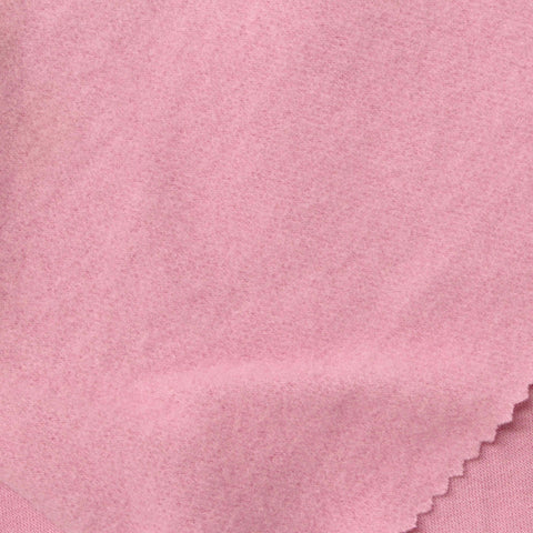 Modal Polyester Stretch French Terry Fabric, 230 gsm, 165 cm — Pink