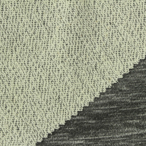 Dark Grey Marl French Terry, Poly-Cotton, 320 gsm