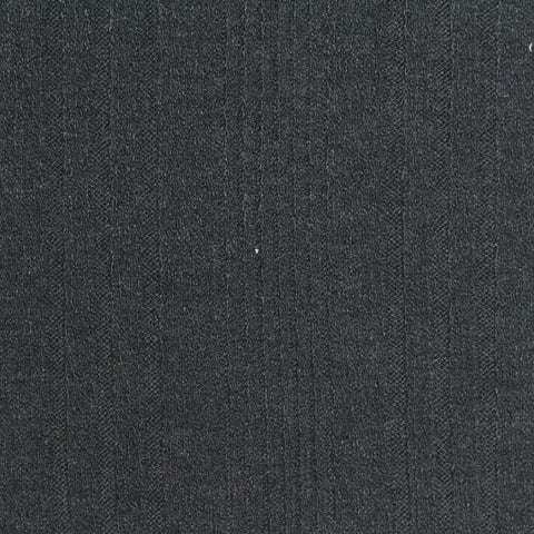 Polyester Viscose Stretch Rib Knit Fabric, 280 gsm, 145 cm — Grey