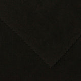 Cotton Polyester Stretch Rib Knit Fabric, 270 gsm, 122 cm — Black — photo 1