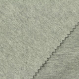 Light Grey Heathered-Marl Rib Knit, Poly-Cotton, 240 gsm — photo 1