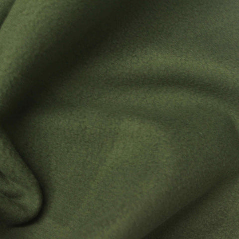 Olive Check Fleece, Polyester