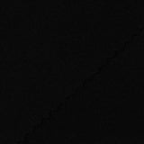 100% Polyester Interlock Knit Fabric, 138 gsm, 160 cm — Black — photo 1