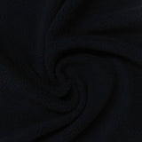 100% Polyester Fleece Fabric, 150 gsm, 160 cm — Black — photo 1