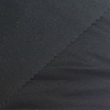 100% Cotton Interlock Knit Fabric, 190 gsm, 175 cm — Black — photo 1