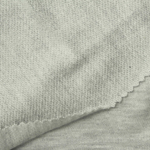 Light Grey Marl French Terry, Viscose-Cotton