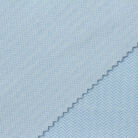 Light Blue Herringbone Jacquard, Polyester, 280 gsm, 185 cm, ref EF-270673