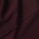 Dark Red Marl Birdseye Knit, Polyester — photo 1