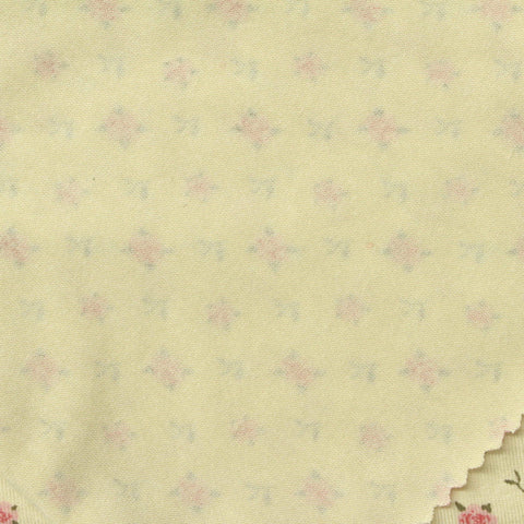 Pink Roses Jersey Knit, Viscose, 180 gsm