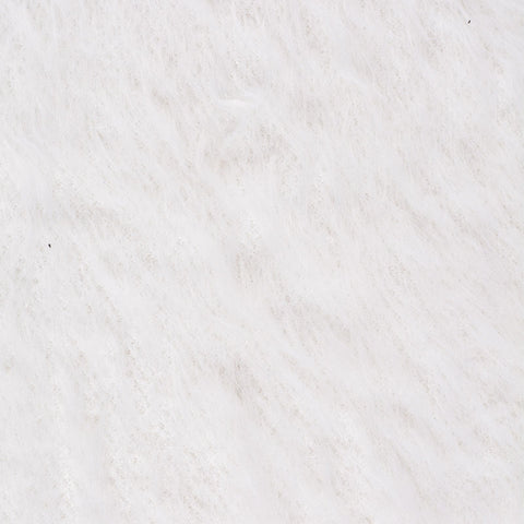 Nylon Acrylic Chunky Knit Fabric, 280 gsm, 160 cm — White