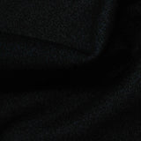 Polyester Cotton Stretch Interlock Knit Fabric, 455 gsm, 160 cm — Black — photo 1
