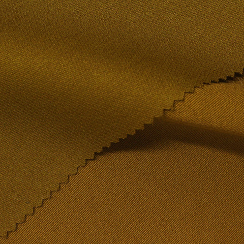 Polyester Viscose Stretch Twill Fabric, 250 gsm, 150 cm — Khaki