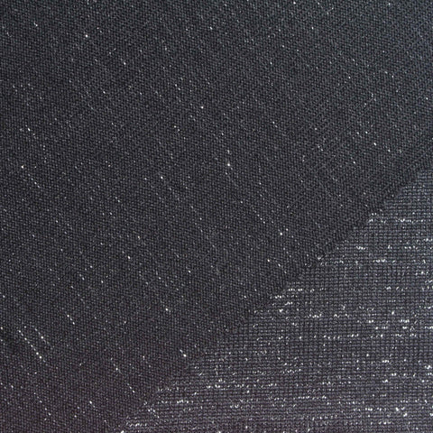 Dark Grey Marl Jersey Knit, Polyester, 190 gsm, 155 cm