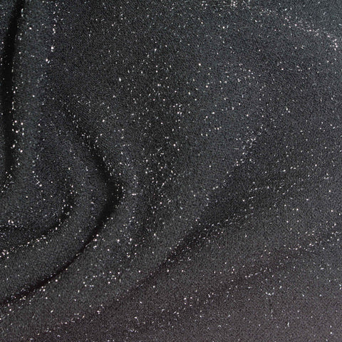White Marl Linen-Look, Polyester