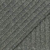 Grey Heathered-Marl Rib Knit, Polyester, 280 gsm — photo 1