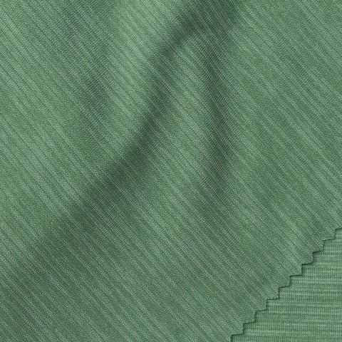 Green Heather Jersey Knit, Polyester, 151 gsm