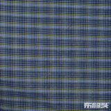 Blue Plaid Woven, Cotton, 110 gsm — photo 1