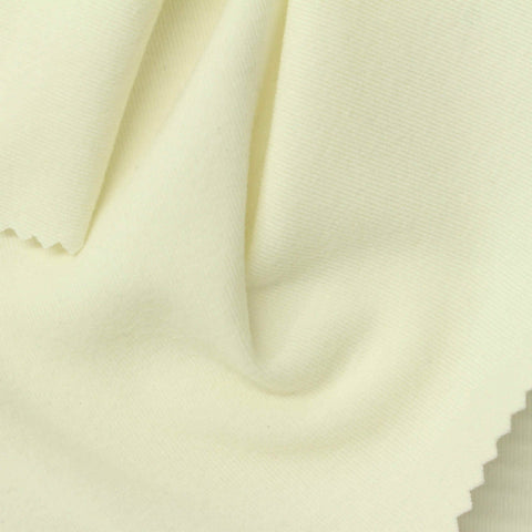 Cotton Polyester Stretch Rib Knit Fabric, 230 gsm — Yellow
