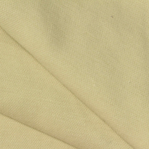 Polyester Cotton Stretch Piqué Knit Fabric, 330 gsm, 155 cm — Khaki