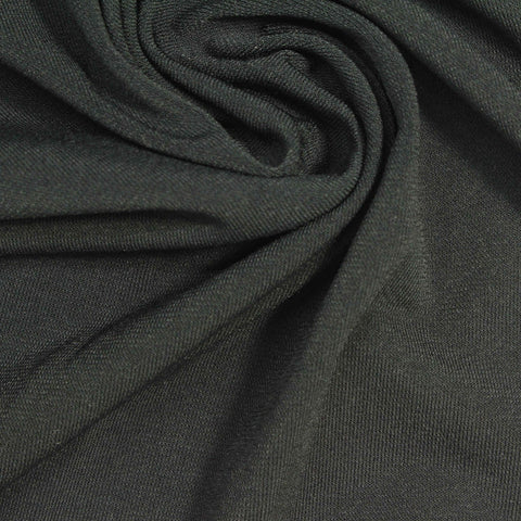 Polyester Stretch ITY Knit Fabric, 228 gsm, 167 cm — Grey