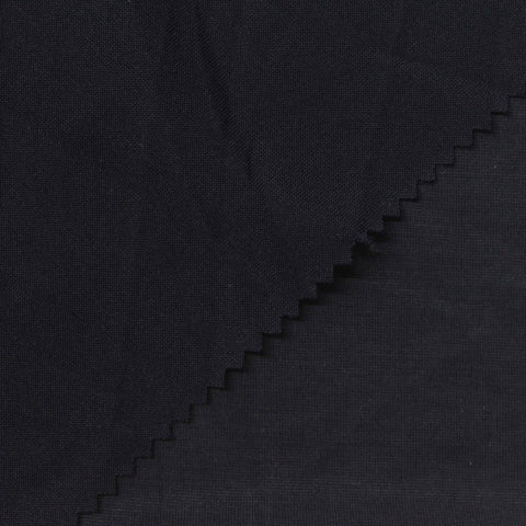 Modal Polyester Stretch Jersey Knit Fabric, 221 gsm, 164 cm — Navy