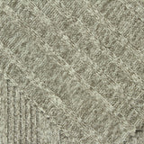 Heather Polyester Stretch Rib Knit Fabric, 180 gsm, 168 cm — Grey — photo 1