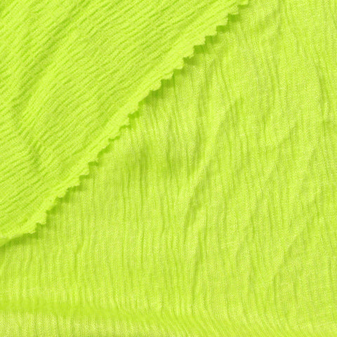 Viscose Polyester Stretch Crepe Fabric, 170 gsm, 120 cm — Green