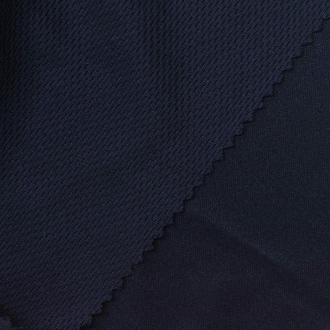 100% Polyester Birdseye Knit Fabric, 175 gsm, 160 cm — Navy