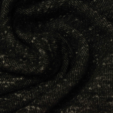 Dark Grey Marl French Terry, Poly-Viscose, 280 gsm