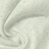 White Marl Scuba Knit, Poly-Viscose — photo 1