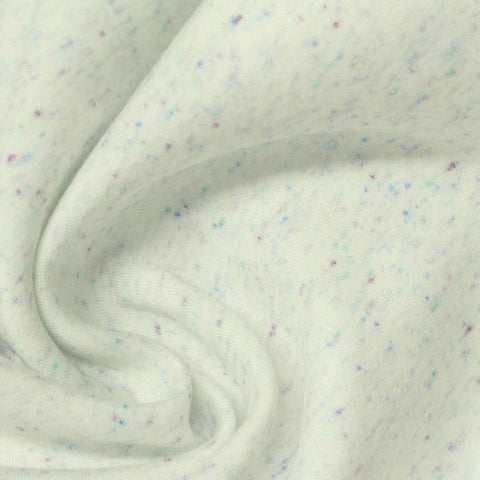 White Marl Scuba Knit, Poly-Viscose