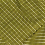 Olive Horizontal-Stripe Rib Knit, Cotton — photo 1