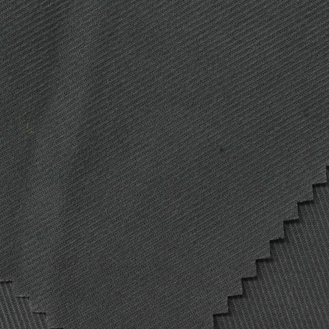 Brushed Polyester Stretch Twill Fabric, 270 gsm — Grey, ref EF-232401