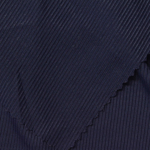 Nylon Stretch Rib Knit Fabric, 200 gsm, 140 cm — Navy, ref EF-252416