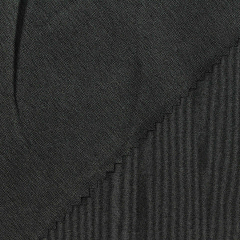 Dark Charcoal Heather Jersey Knit, Polyester