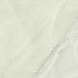 Jacquard Acetate Polyester Stretch Interlock Knit Fabric, 150 gsm, 148 cm — White — photo 1