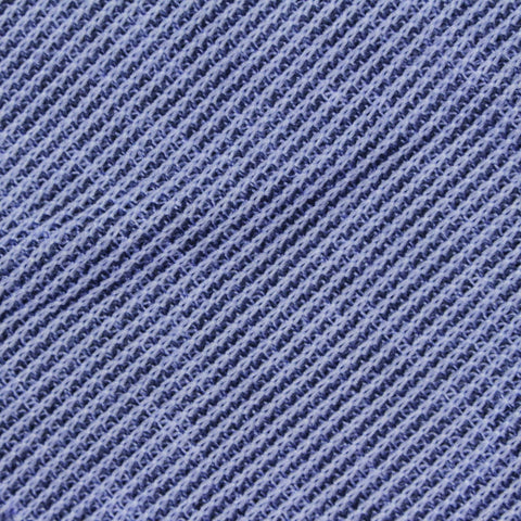 Blue Marl Rib Knit, Polyester, 210 gsm