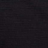 Yarn-Dyed Polyester Stretch Knit Fabric, 340 gsm, 150 cm — Black, ref EF-10751 — photo 1