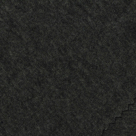 Dark Grey Marl Jersey Knit, Viscose, 280 gsm