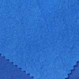 Brushed Polyester Cotton French Terry Fabric, 260 gsm, 165 cm — Blue — photo 1