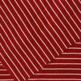 Red Horizontal-Stripe Rib Knit, 235 gsm — photo 1