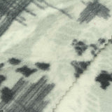 Dark Grey Abstract Fleece, Polyester — photo 1