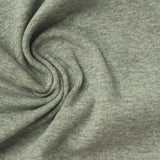Light Grey-Green Heathered-Marl Rib Knit, Cotton — photo 1