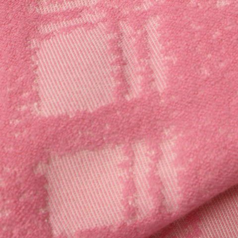 Pink Check Jacquard, Polyester