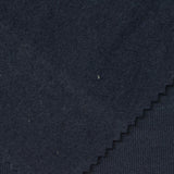 Brushed Polyester Cotton French Terry Fabric, 248 gsm — Navy — photo 1