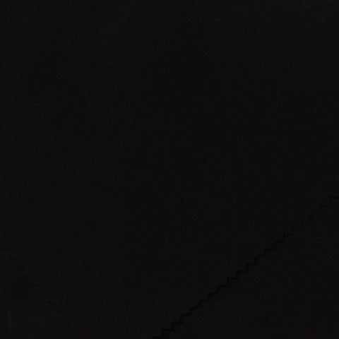 Viscose Nylon Stretch Ponte Knit Fabric, 280 gsm, 160 cm — Black, ref EF-240332