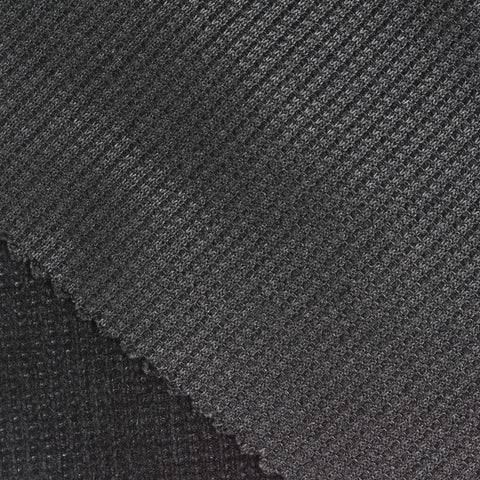Dark Grey Marl Knit, Polyester, 310 gsm, 190 cm