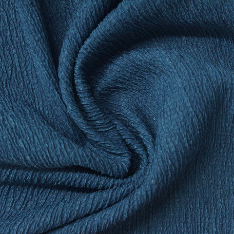 Polyester Stretch Warp Knit Fabric, 140 gsm, 155 cm — Blue