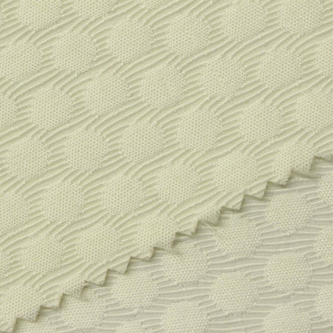 Beige Tone-on-Tone Jacquard, Polyester, 419 gsm