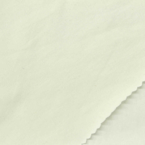 Cotton Stretch Jersey Knit Fabric, 200 gsm, 170 cm — White